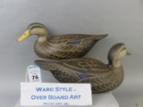 Pr. Ward Style Black Ducks by Over Board Art