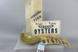 4 Oyster Advertising Items