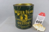 Shelter Island Oyster can