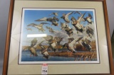 2 Very Nice Framed Mallard Pictures