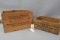 2 Woden Ammo Boxes