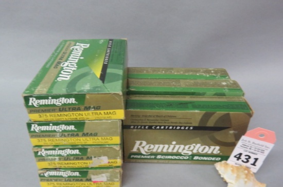6 Boxes 375 Remington Ultra Mag.