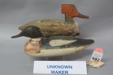 2 Mergansers by Unknown Makers