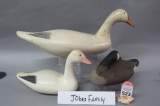 Lot of 3 Jobes Family Decoys