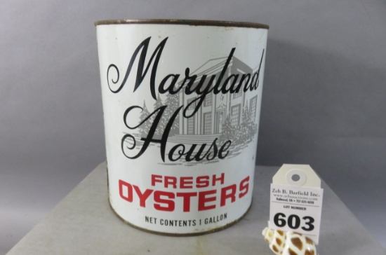 Maryland House Oyster Can