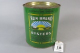 Sun Brand Oyster Can