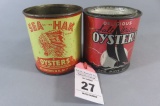 2 Pint Oyster Cans