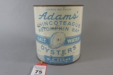Adams Oyster Can