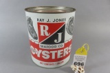 R. Jones Oyster Can