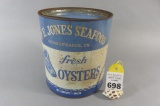 W.E. Jones Oyster Can