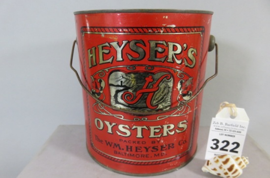 Heyser Bail Handle Oyster Can