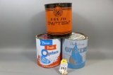 Trio of Oyster Cans