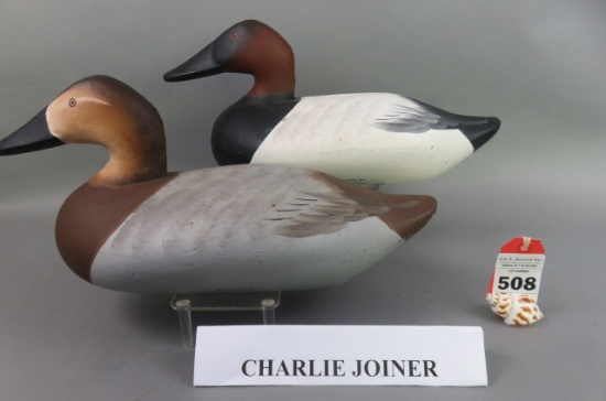 Canvasback Pair by Charlie Joiner