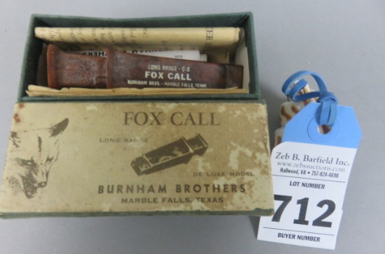 Burnham Brothers Fox Call