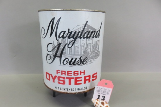 Maryland Houe Oyster Can