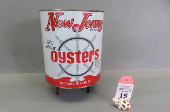 New Jersey Brand Oyster Can