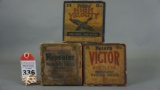 Lot of 3 Collector Shot Boxes
