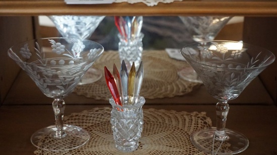 Stemware and Toothpick Holder