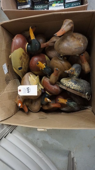 Lot of Appx (15) Plastic Gunning Decoys