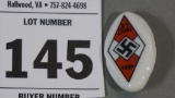 Porcelain Hitler Youth Rally Pin