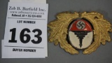 German Veteran Organization Visor Pin