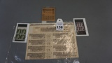 Hitler Postage Stamps(x2), Ration Cards