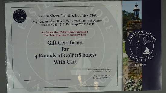 Eastern Shore Golf & Yacht Club Golf Package