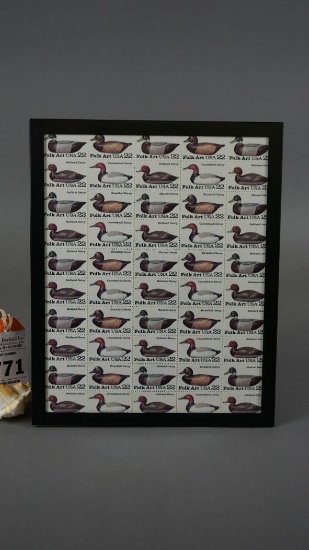 FRAMED DUCK STAMPS