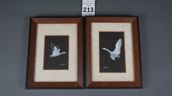 (2) Framed Paintings by S. Eklund