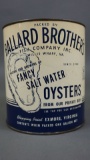 Ballard Brothers Oyster Can