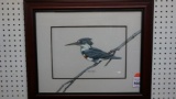 Kingfisher Painting by Art Lamay