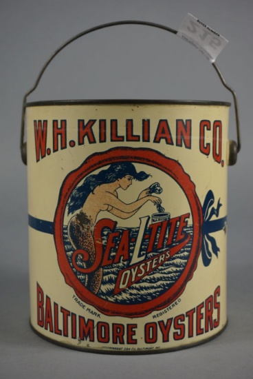 W H Killian Co. Oyster Can