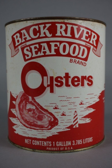 Back River Seafood Oyster Can