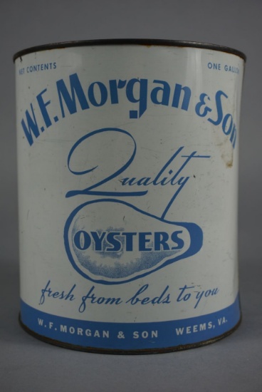W F Morgan & Sons Oyster Can