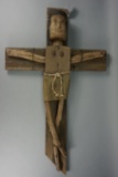 Jesus on Cross Folk Art
