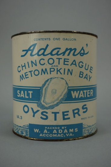 Adams' Oyster Can