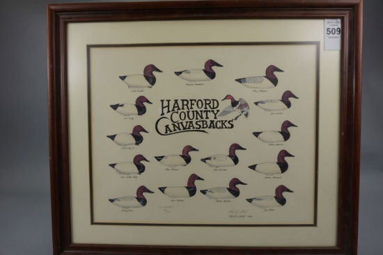 Hardford Co. Canvasbacks by Paul Shertz
