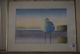 WATERCOLOR OF SEAGULL BY GEOFF STACK
