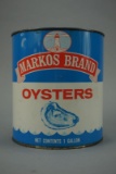 MARKOS BRAND OYSTER CAN