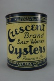 CRESCENT BRAND OYSTER CAN