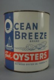 OCEAN BREEZE BRAND OYSTER CAN