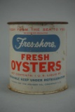 FRES-SHORE OYSTER CAN