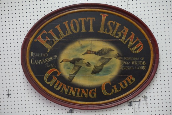 ELLIOTT ISLAND GUNNING SIGN
