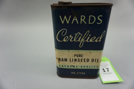 WARDS LINSEED OIL TIN
