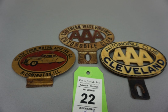 AUTOMOBILE CLUB TAG TOPPERS
