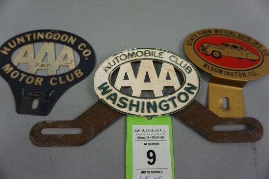 AUTOMOBILE CLUB TAG TOPPERS