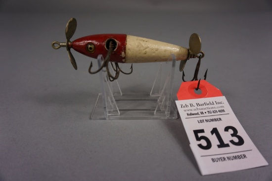 OLD WOODEN CRANK BAIT LURE