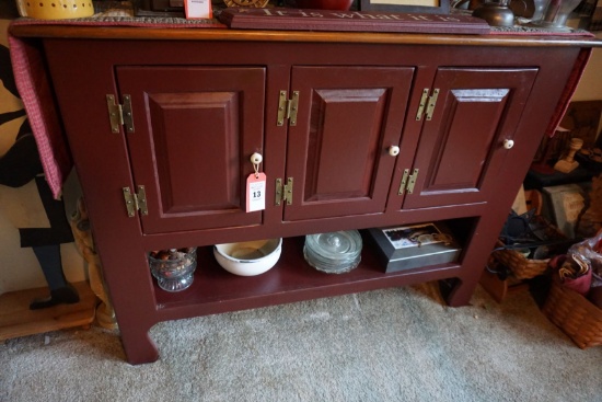 PAINTED COUNTRY HUTCH