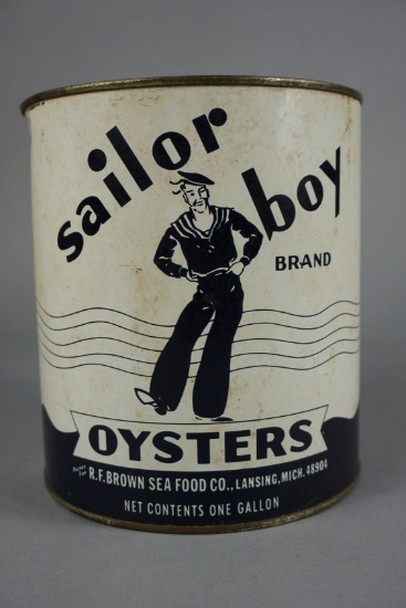 SAILOR BOY OYSTER CAN