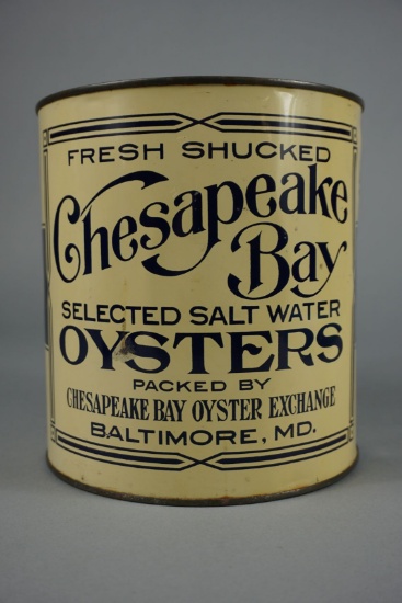 CHESAPEAKE BAY OYSTER EXCHANGE CAN